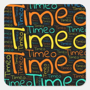 Timeo Square Sticker