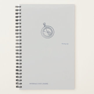 Timepiece-Midnight Cartographer Small  Planner