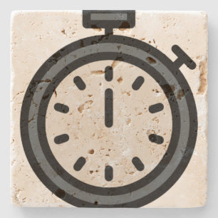 timer stone coaster