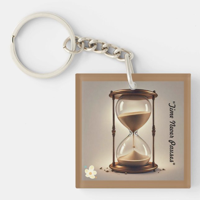 "Time's Embrace" Key Ring (Front)