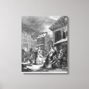 Times of the Day, Morning, 1738 Canvas Print