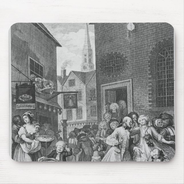 Times of the Day, Noon, 1738 Mouse Pad (Front)