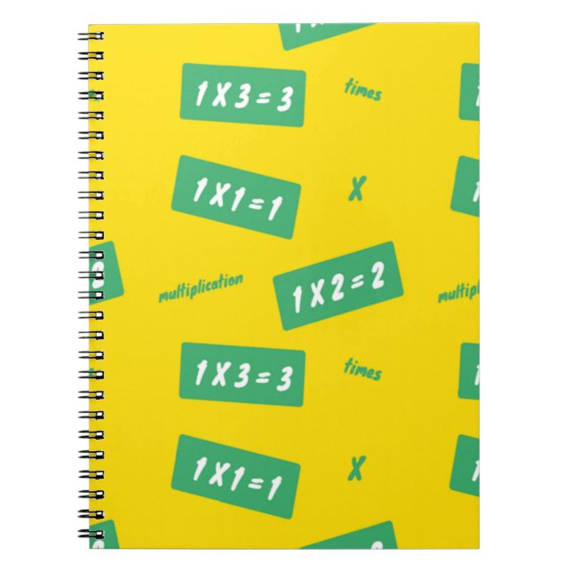 Times one yellow learning notebook (Front)