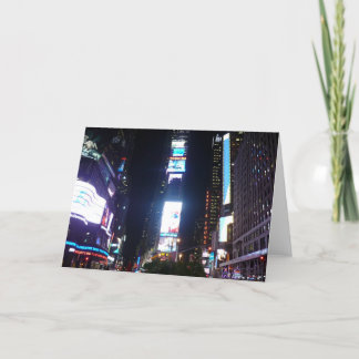 times sqare bright card