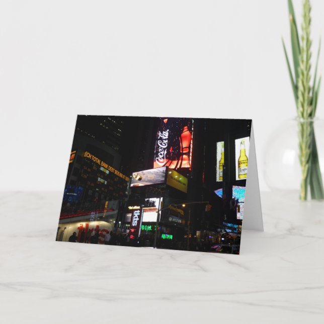 times sqare neon card (Front)