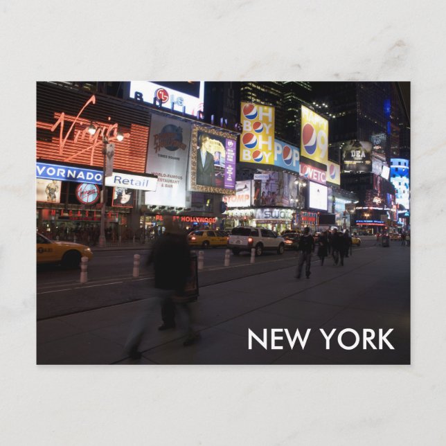 times sqaure nyc postcard (Front)