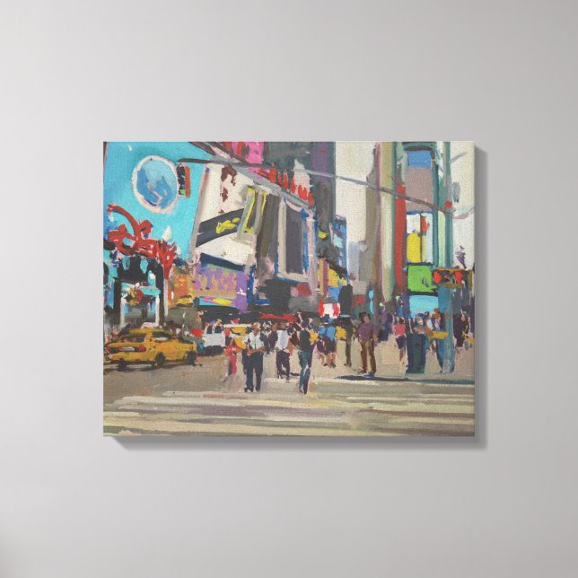 Times Square 2012 Canvas Print (Front)