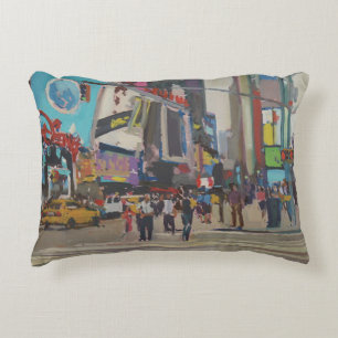 Times Square 2012 Decorative Cushion