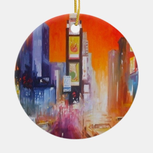 Times Square America Ornament (Front)