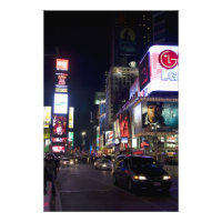 Times Square at night in Manhattan, New York