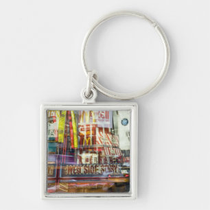 Times Square at Twilight Key Ring