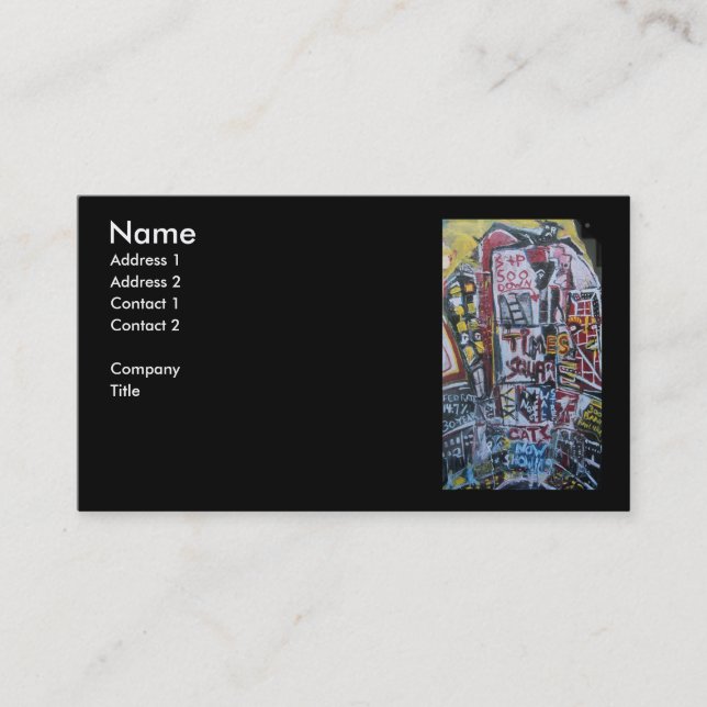 TIMES SQUARE CATS BUSINESS CARD (Front)
