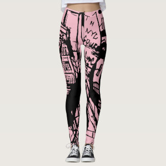 TIMES SQUARE CNBC LEGGINGS