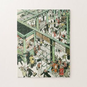 Times Square Grand Central Shuttle Subway Station Jigsaw Puzzle