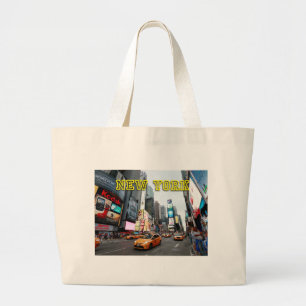 Times Square New York City USA Large Tote Bag