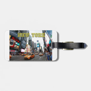 Times Square New York City USA Luggage Tag