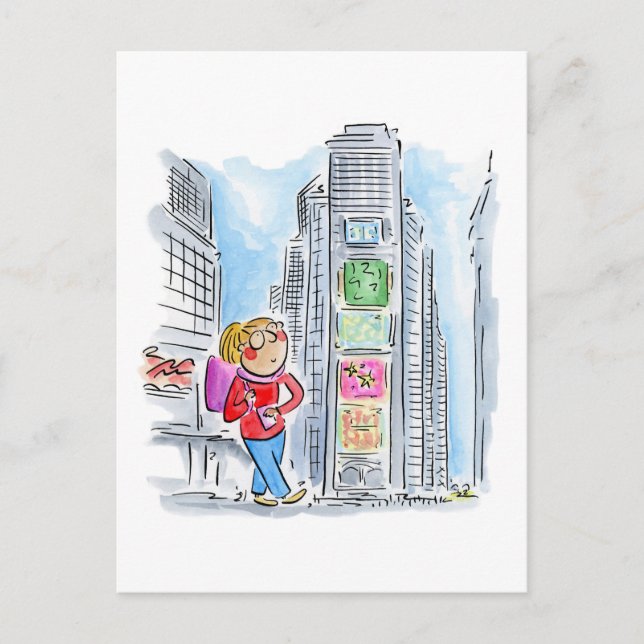 Times Square, New York Postcard (Front)