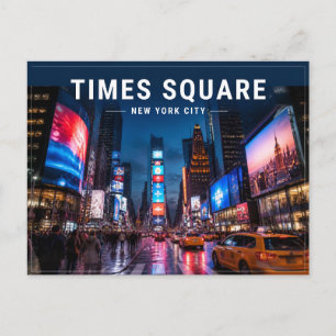 Times Square New York Postcard