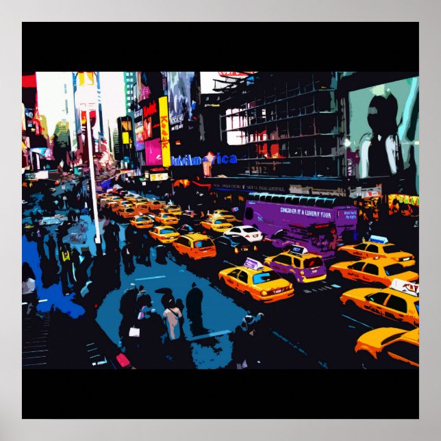 Times Square, NY Poster (Front)