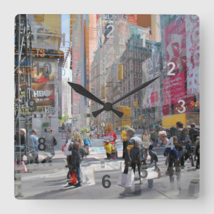 Times Square NY. Wall Clock