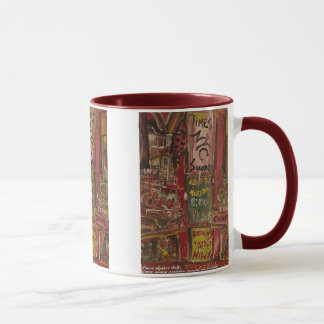 times square red mug
