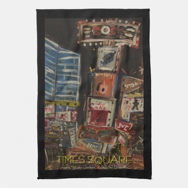 TIMES SQUARE TEA TOWEL (Vertical)