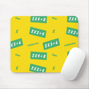Times two yellow learning mouse pad
