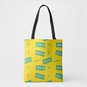 Times two yellow learning tote bag