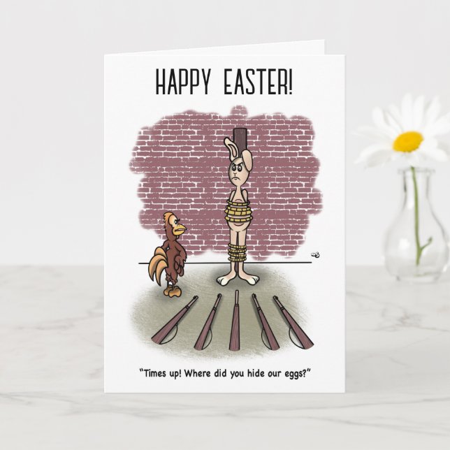 Time's Up! Folded Greeting Card (Small Plant)