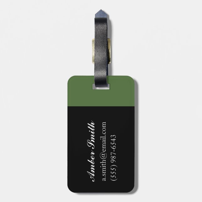 Timeshare Temptation 1990 Luggage Tag (Back Vertical)