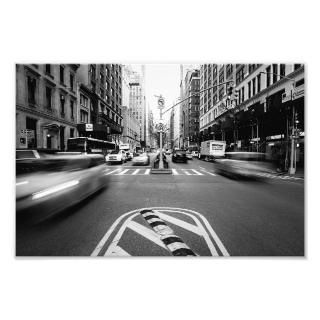 TimeSlip: 42 Street Manhattan  Photo Print (Front)