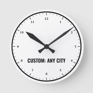 Timezone Clock - Customise for any city