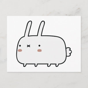 Timid Rabbit Postcard