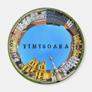 timisoara city romania union square panorama piata magnet