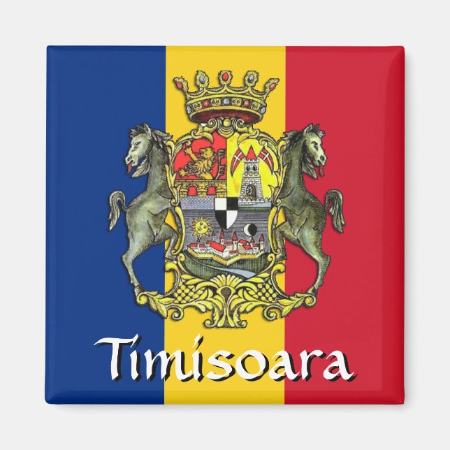 Timișoara Coat of Arms Magnet (Front)