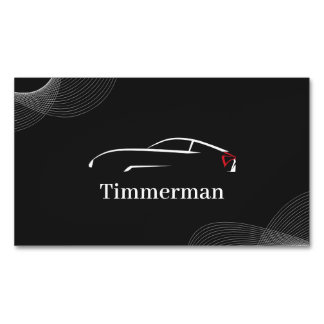 Timmerman — Automotive Care & Vehicle Enhancement Magnetic Business Card