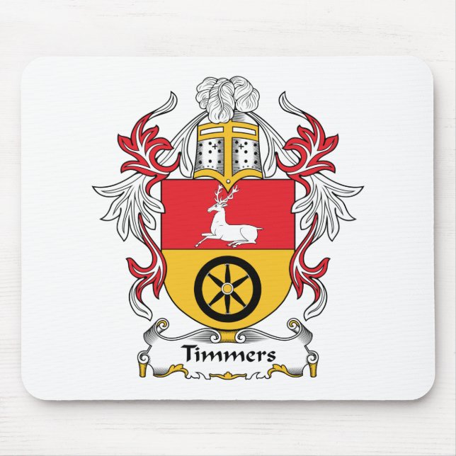 Timmers Family Crest Mouse Pad (Front)