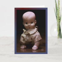 Timmy, the creepy Halloween doll, crawls forth.
