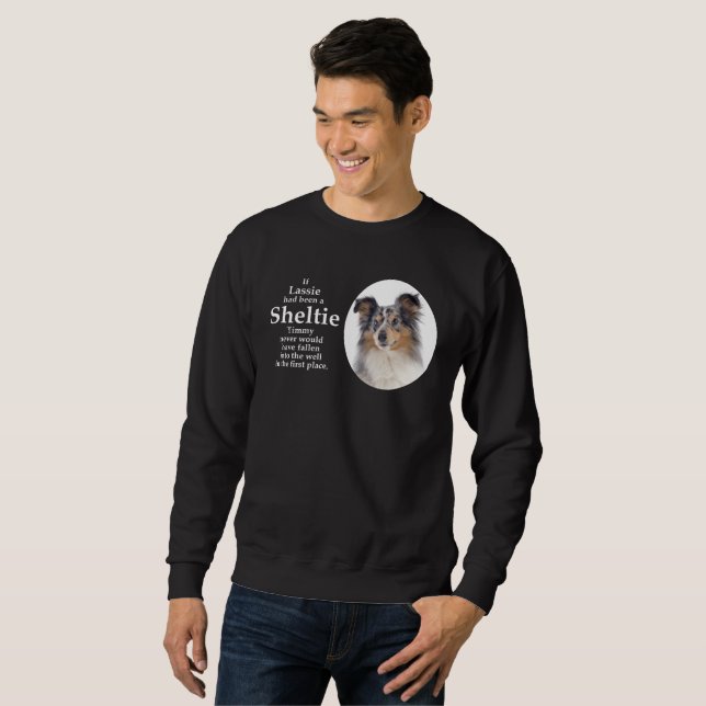 Timmy's Blue Merle Sheltie Sweatshirt (Front Full)