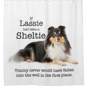 Timmy's Tri-Colour Sheltie Shower Curtain