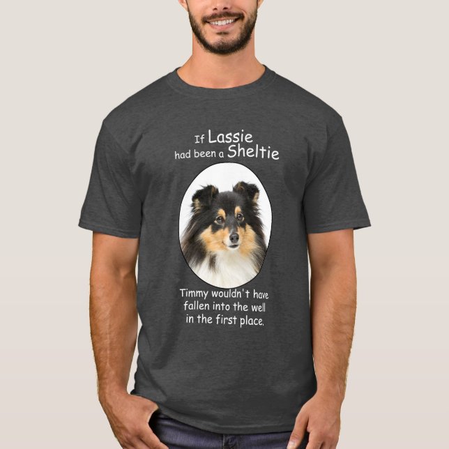 Timmy's Tri-Colour Sheltie T-Shirt (Front)