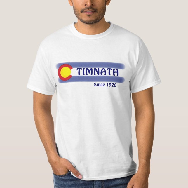 Timnath Colorado local flag value tee (Front)