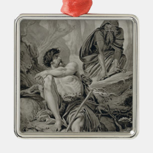 Timon and Apemantus, from Timon of Athens by Willi Metal Tree Decoration