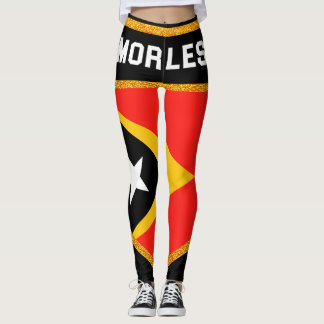 Timor Leste Flag Leggings