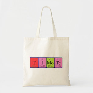 Timote periodic table name tote bag