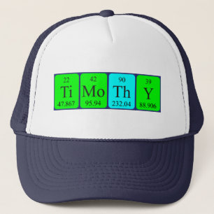 Timothy periodic table name hat