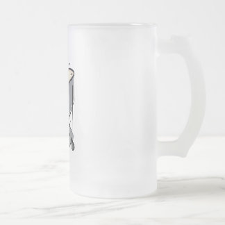 Timpani Frosted Glass Beer Mug