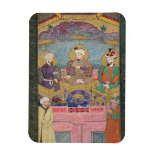 Timur (1336-1405), Babur (1483-1530, r.1526-30) an Magnet