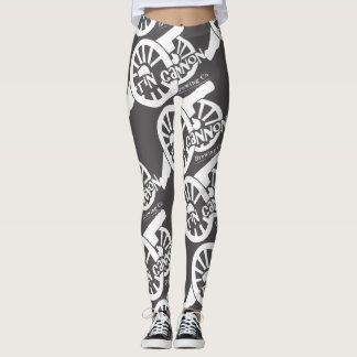 Tin Cannon logo leggings