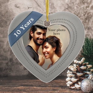 Tin Effect 10th Anniversary: Add a Photo Ceramic Tree Decoration